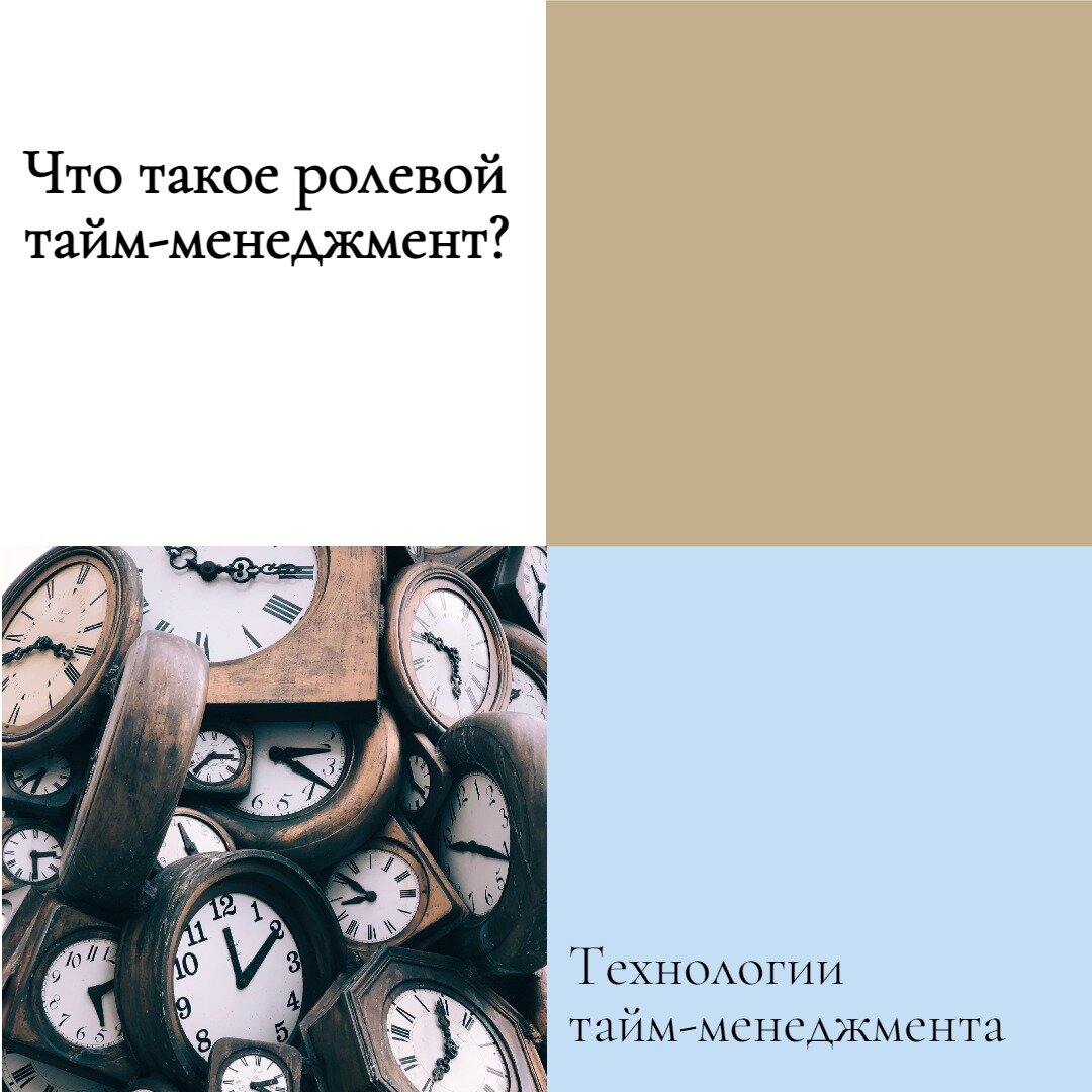 Ролевой тайм-менеджмент: как управлять своим временем, исходя из ролей |  Технологии тайм-менеджмента: оптимизация вашей жизни | Дзен