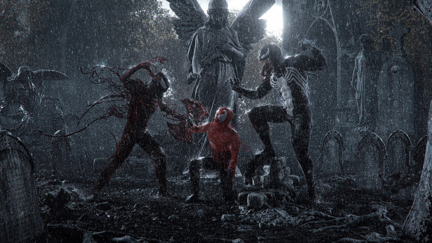    Косплееры показали эпичное сражение Венома против Карнажа по мотивам комикса