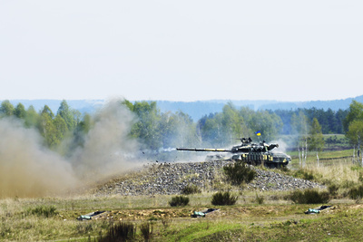    T-64BM ВСУ ©7th Army Training Command from Grafenwoehr, Germany. SETC17: Ukraine, CC BY 2.0 Wikipedia.org