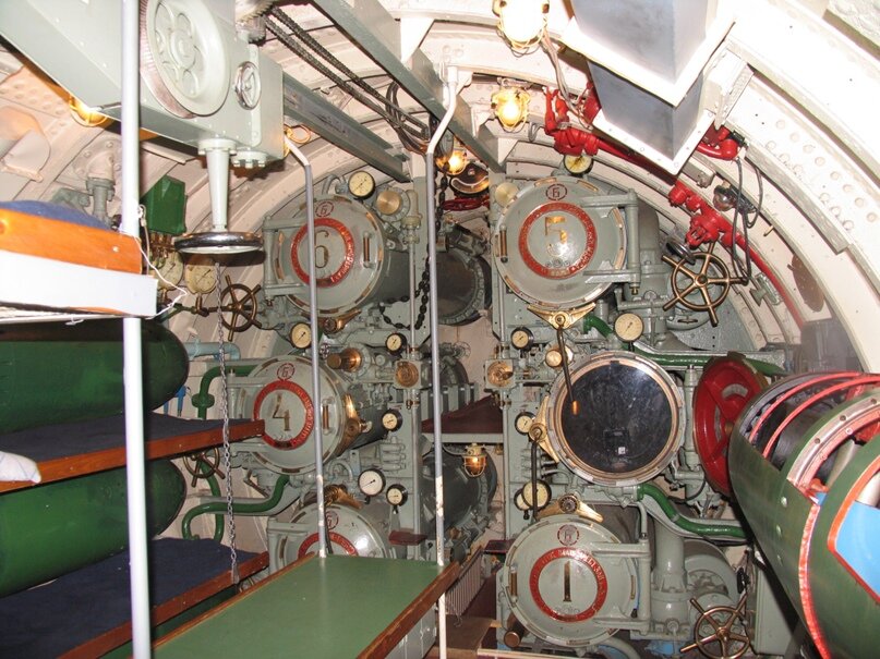 Торпедный отсек ПЛ Д-2 Народоволец