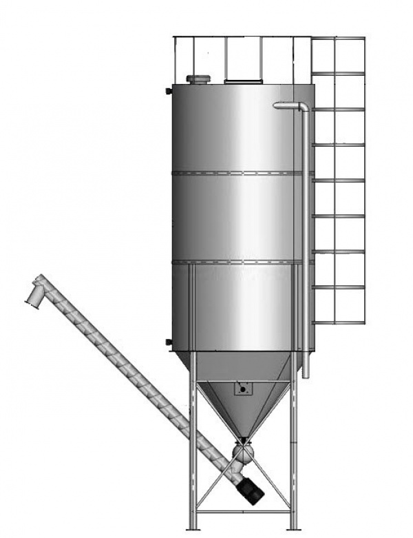 Система аэрации силоса для цемента. Силос Хе 160а для хранения муки. Силос цемента СПВ-1160. Товарный силос для полиэтилена 1500 м3.