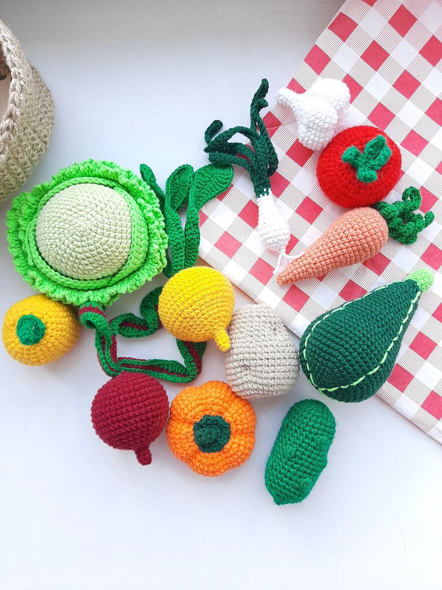 Мои вязаные овощи
