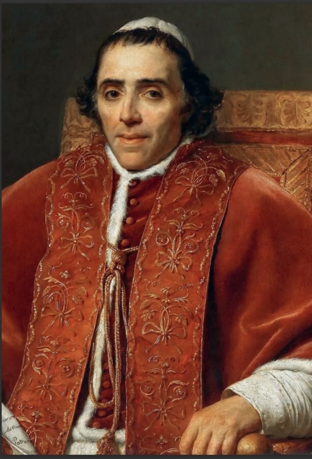 Жак-Луи Давид «Портрет папы Пия VII», 1805 © Париж, Лувр