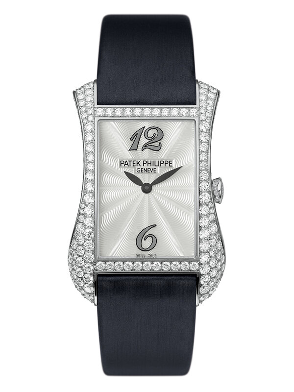 Часы Patek Philippe Gondolo в корпусе из белого золота с бриллиантами на корпусе