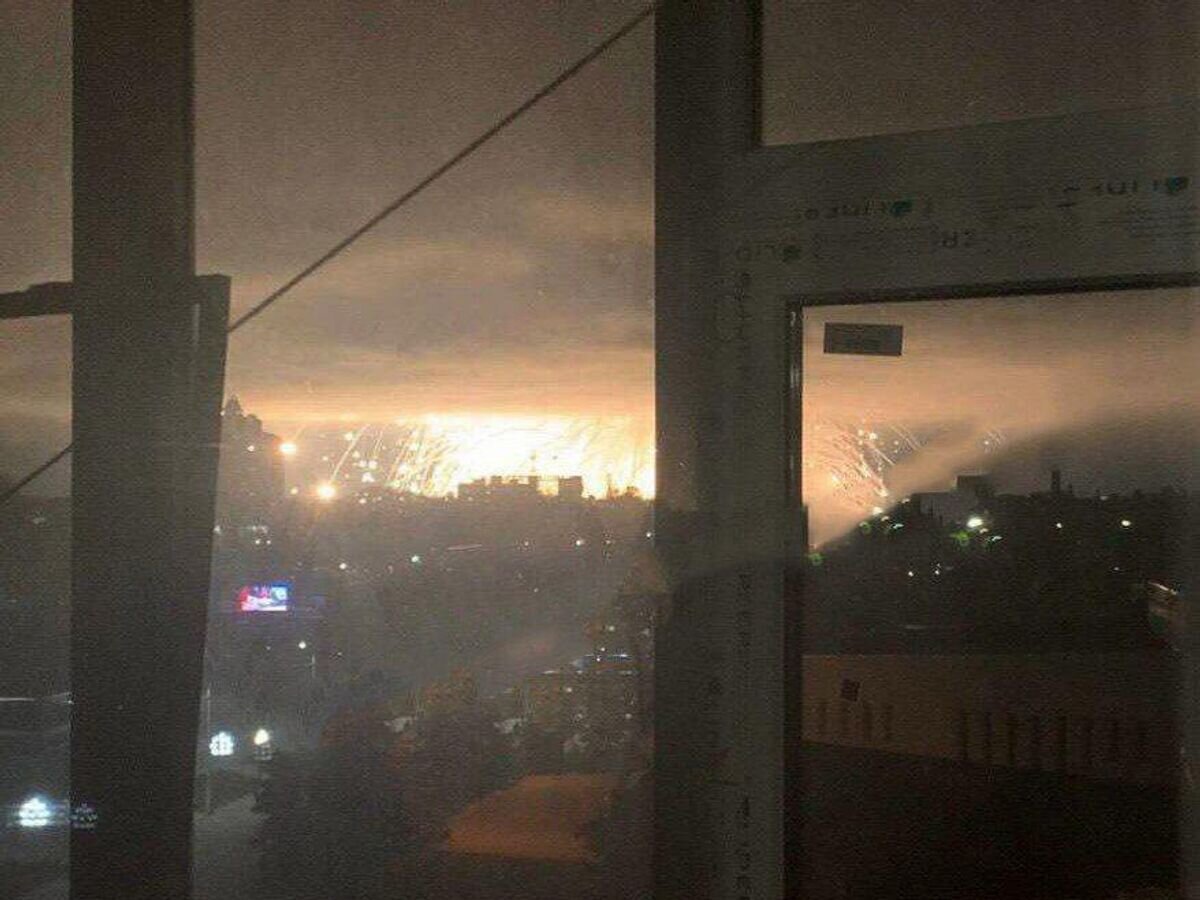    Пожар в Павлограде© Фото очевидца