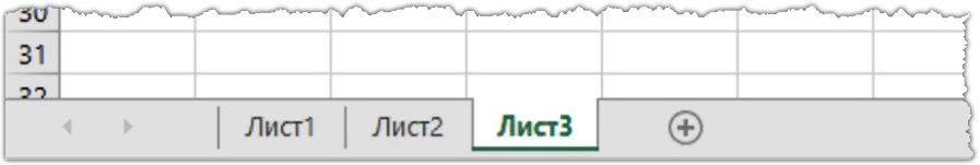 Ярлычки листов