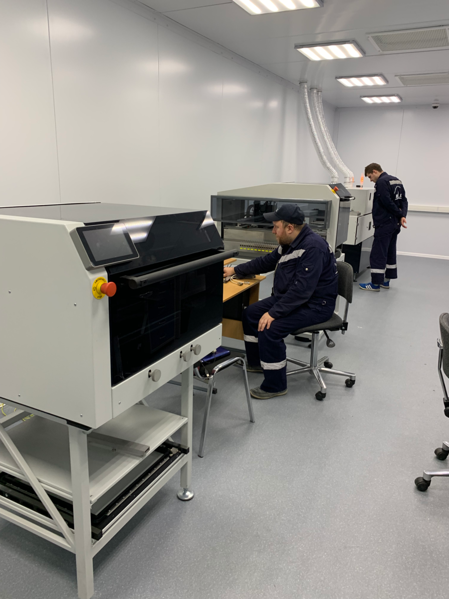 автоматическая линия монтажа компонентов