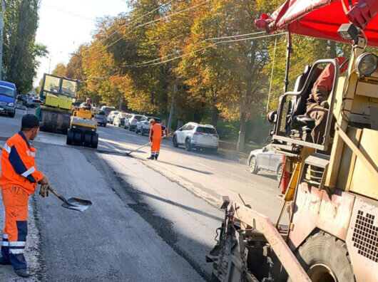    ремонт дорог в Ростове // фото: rostov-gorod.ru