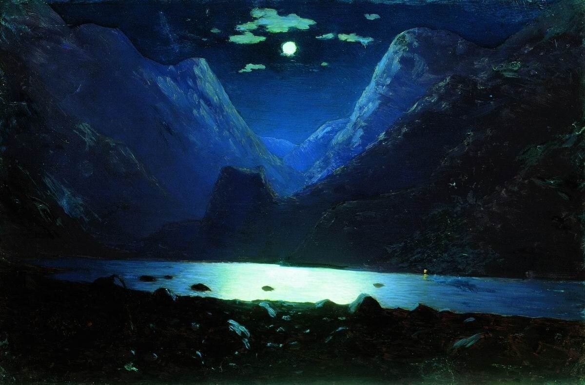 Дарьяльское ущелье. Между 1890 и 1895 гг. Государственная Третьяковская галерея