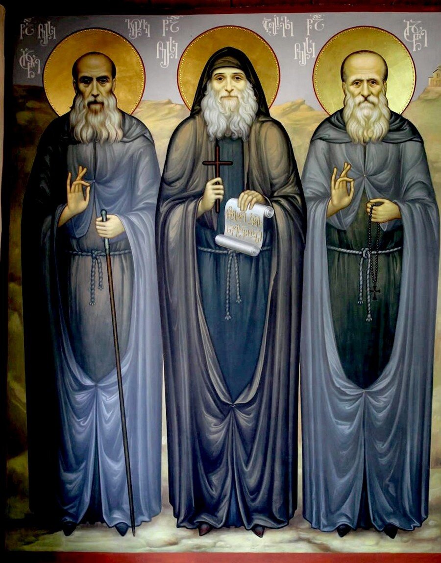 Преподобные Георгий, Иоанн и Гавриил