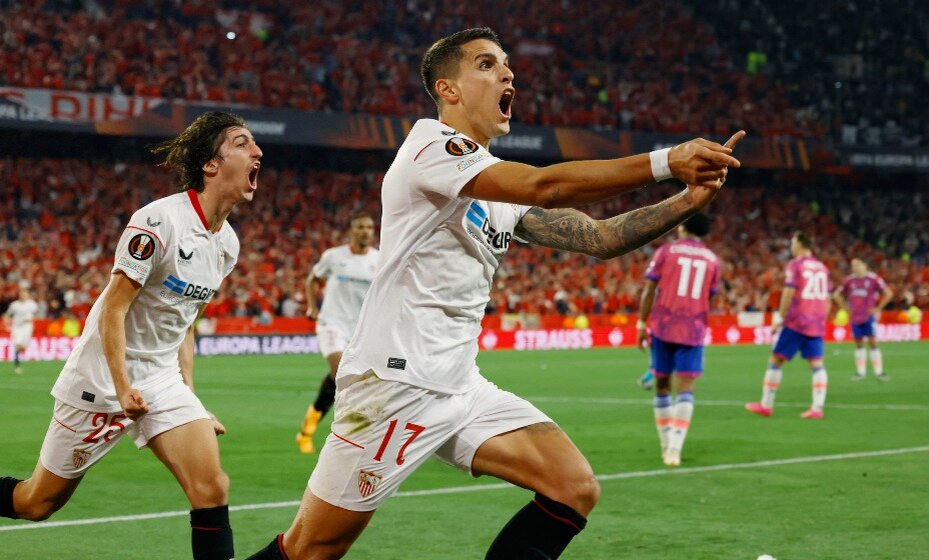    "Севилья" снова в финале Лиги Европы. Фото: Reuters