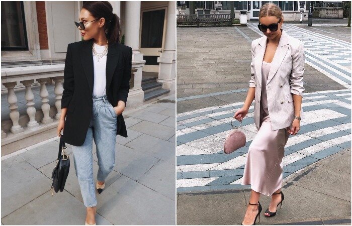 Платье Пиджак С Белыми Кедами фото 22