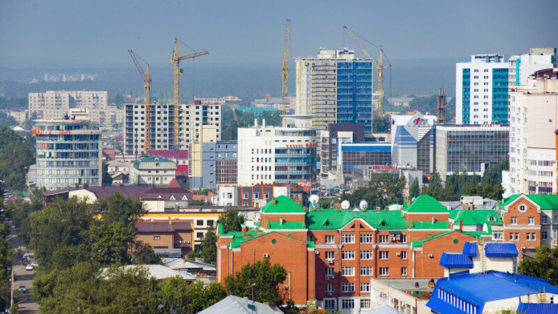     Панорама Барнаула. Фото Анны Зайковой.
