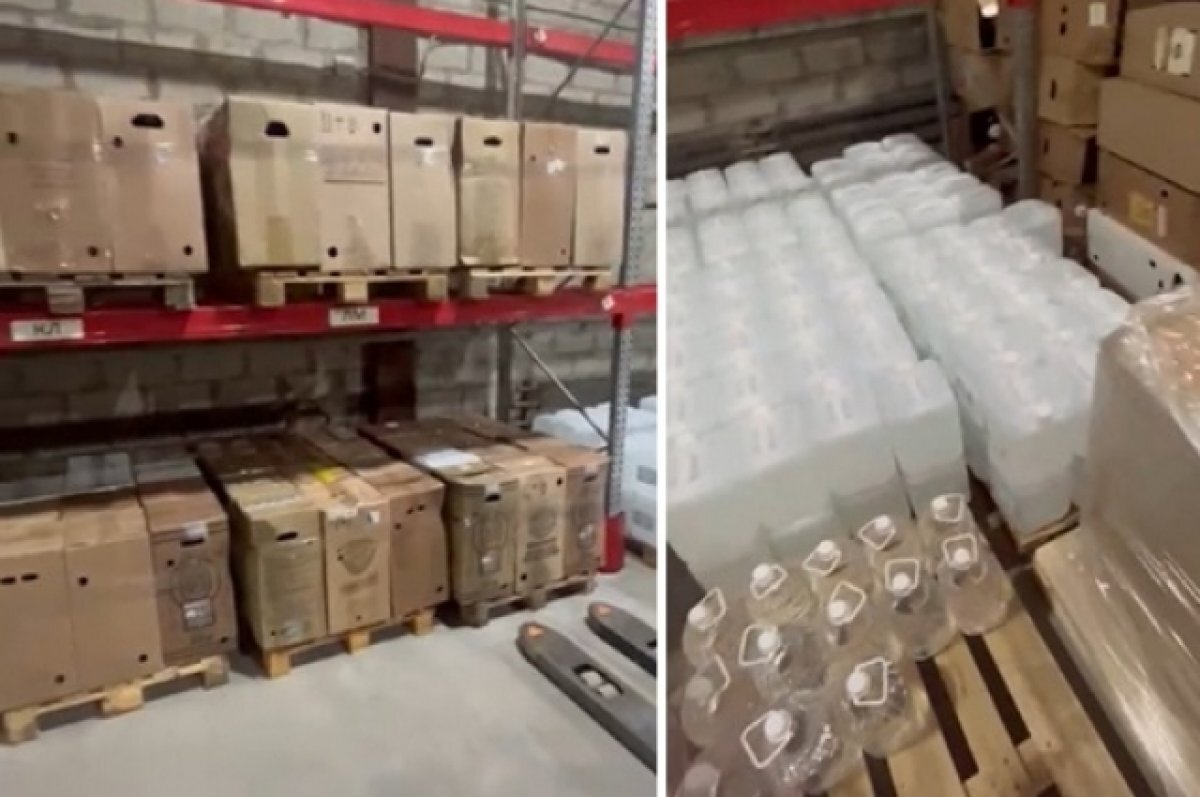    В Тольятти на подпольном спиртзаводе изъято 60 тысяч литров алкоголя
