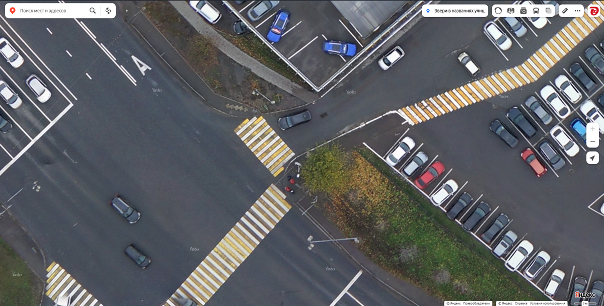 Изображение 1-1. Вид сверху данного участка.