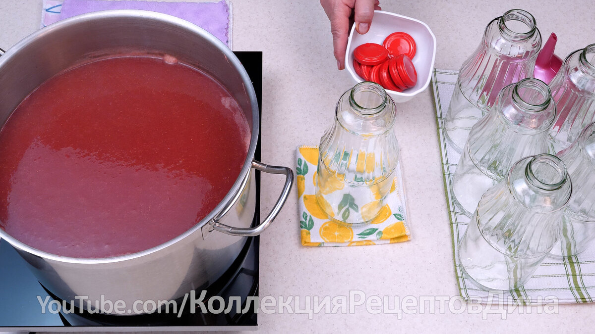 🍓🥤Клубника в самом соку! Натуральный Клубничный Нектар с мякотью на зиму!  | Дина, Коллекция Рецептов | Дзен