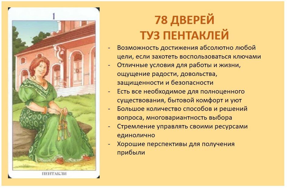 Туз пентаклей - 78 Дверей