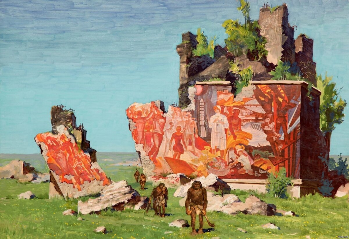 Название картины "1991 год"  🎨
Приднестровский художник Геннадий Михайлович Зыков