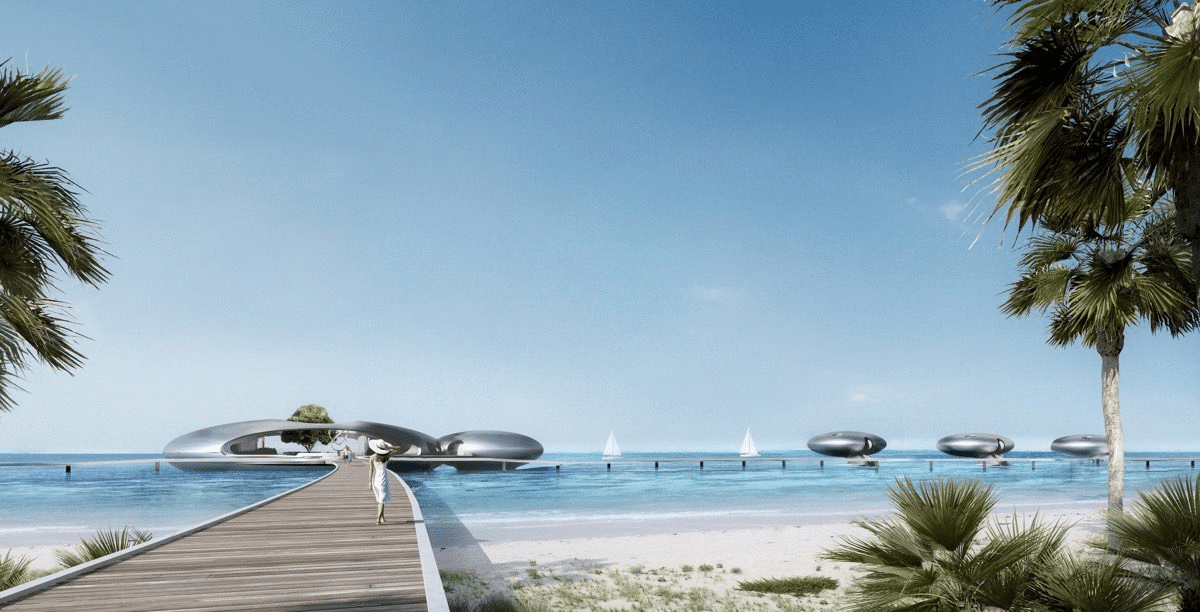    Проект курорта Sheybarah Resort / © SaudiProject