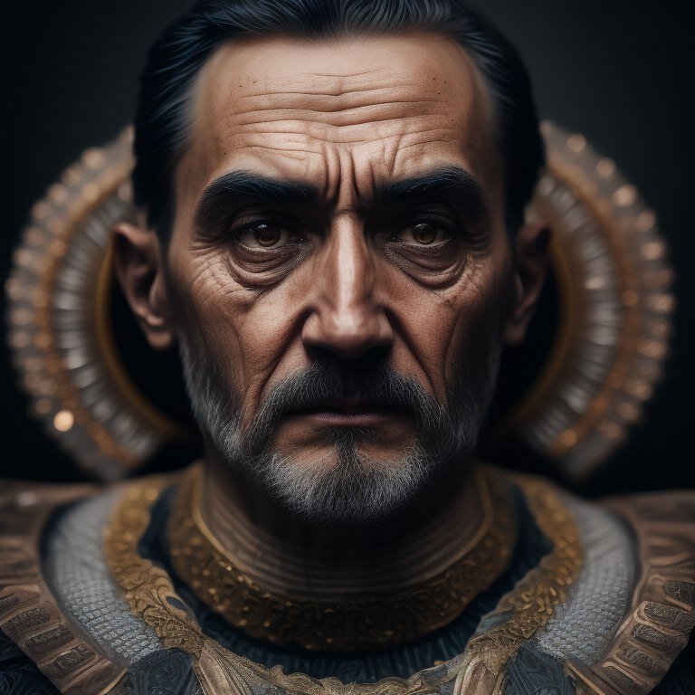 Тигран Великий. Изображение создано с помощью нейросети