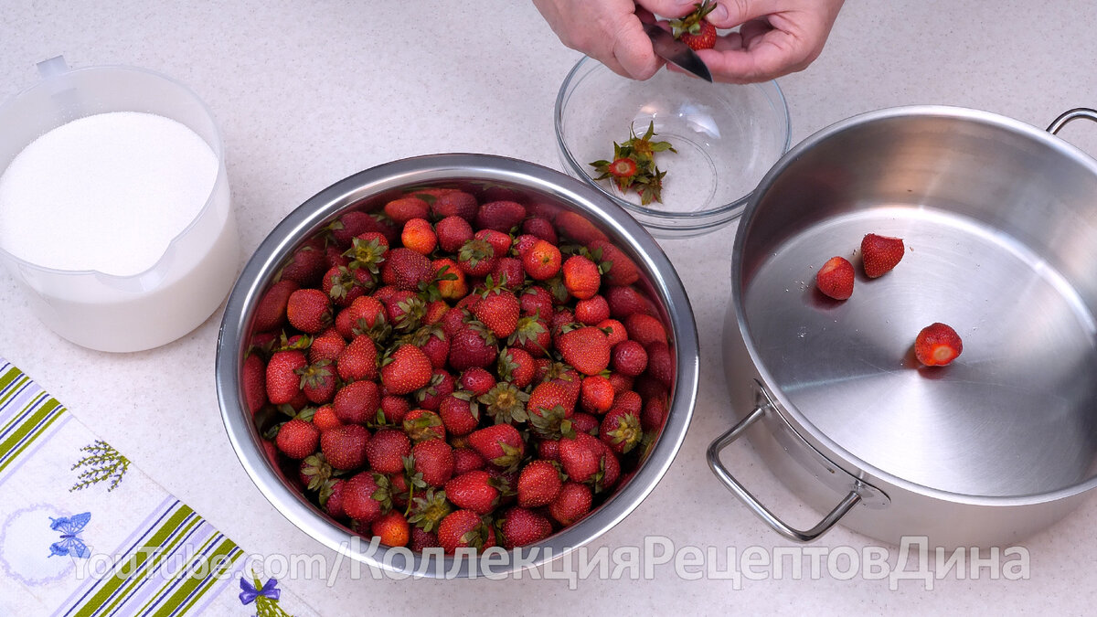 Свежая клубника с сахаром. Рецепт клубники на зиму без варки