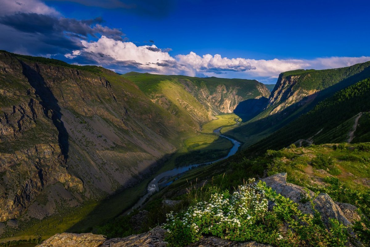 Чулышманская долина карта