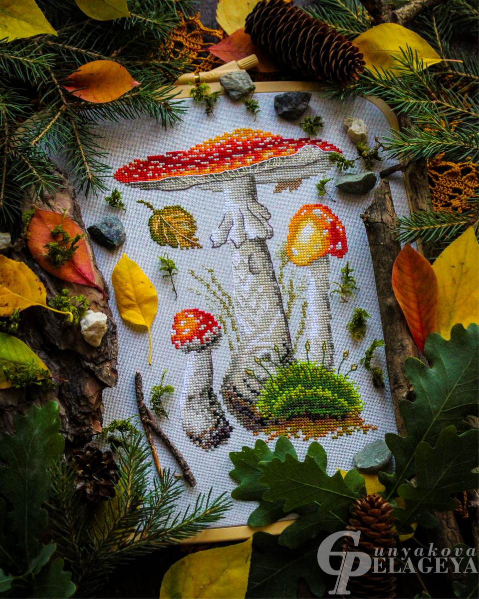 мухоморы. фрагмент