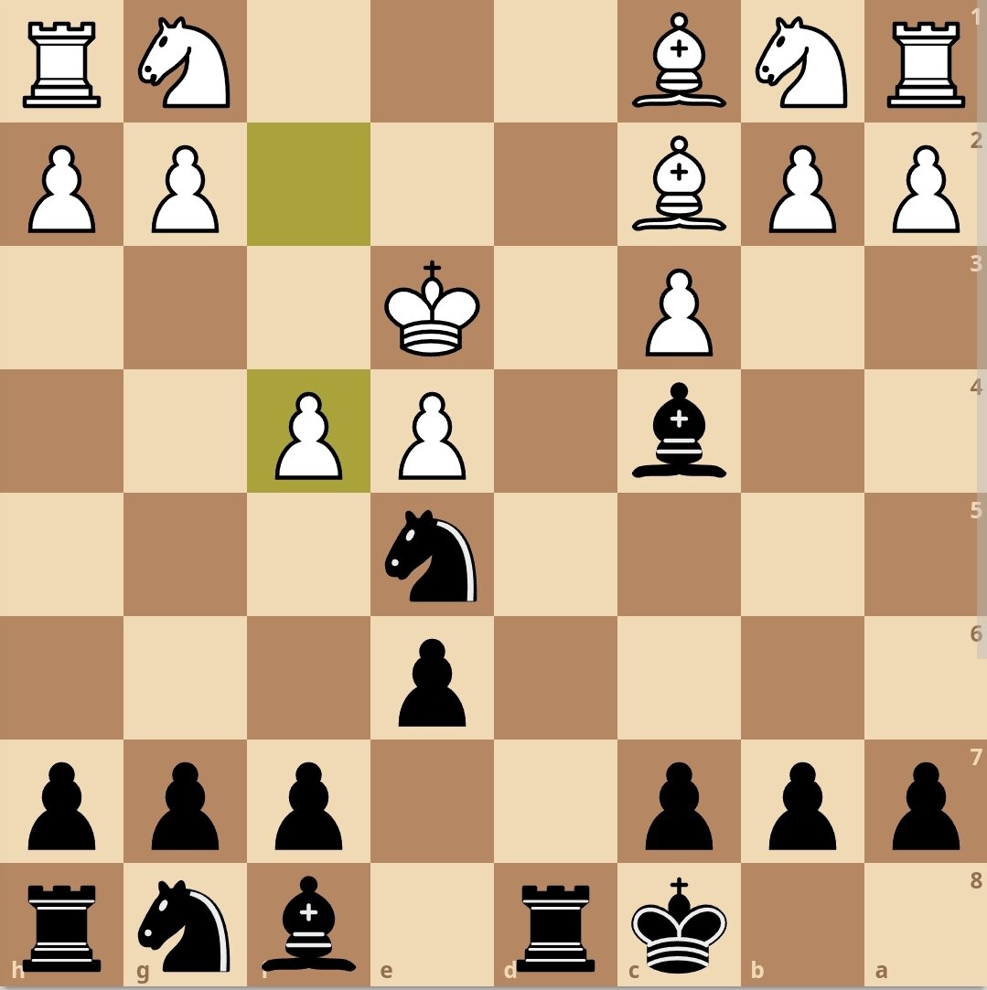 Ход чёрных. Мат в 1 ход