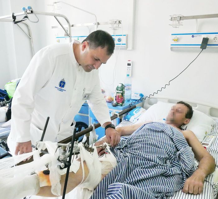 Клиника боевого профиля Фото из архива ВМедА