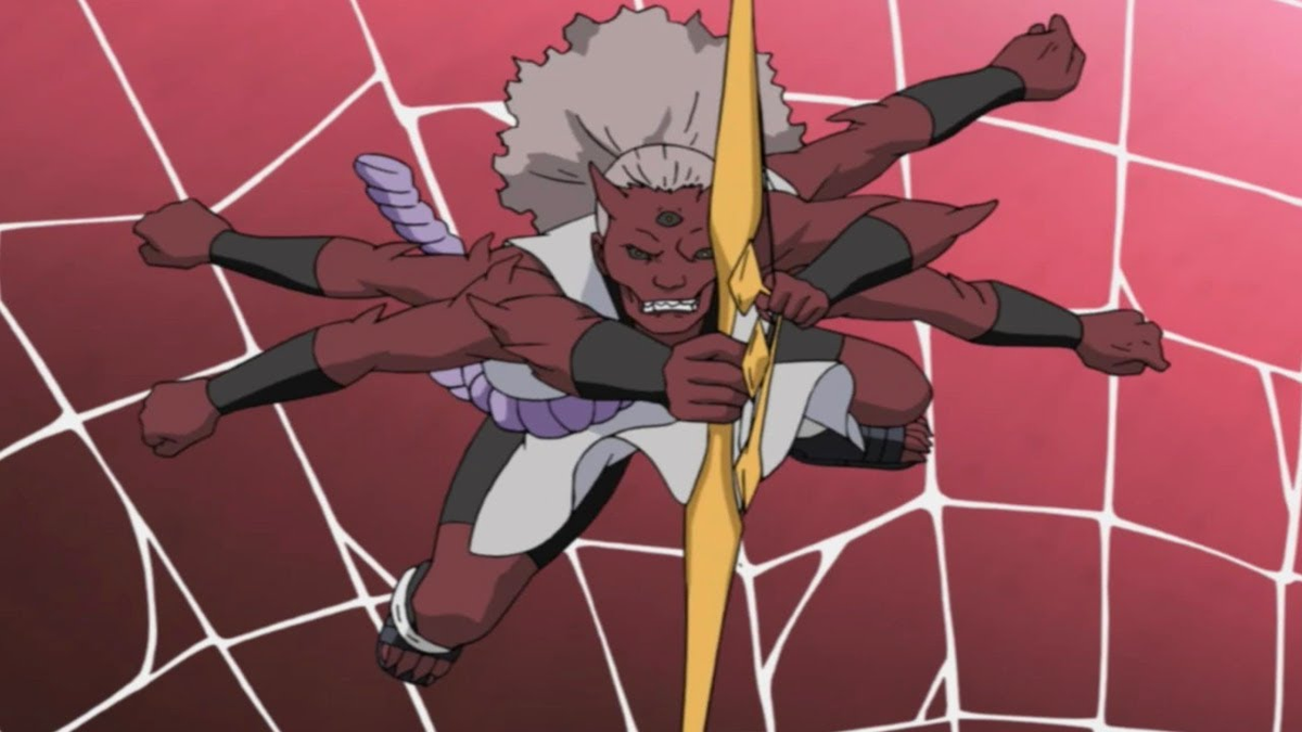 Эксперименты Орочимару- кадр из Аниме "Наруто"