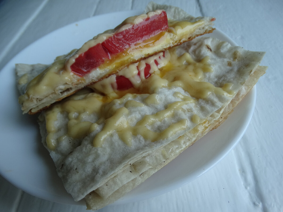 Рваный пирог из лаваша
