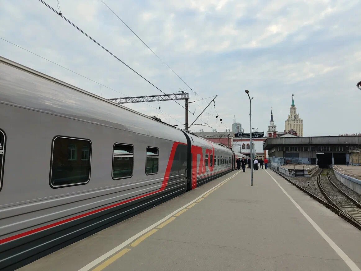 Поезд Москва-Ростов скоро отбудет от Казанского вокзала. Фото Светы Давыдовой