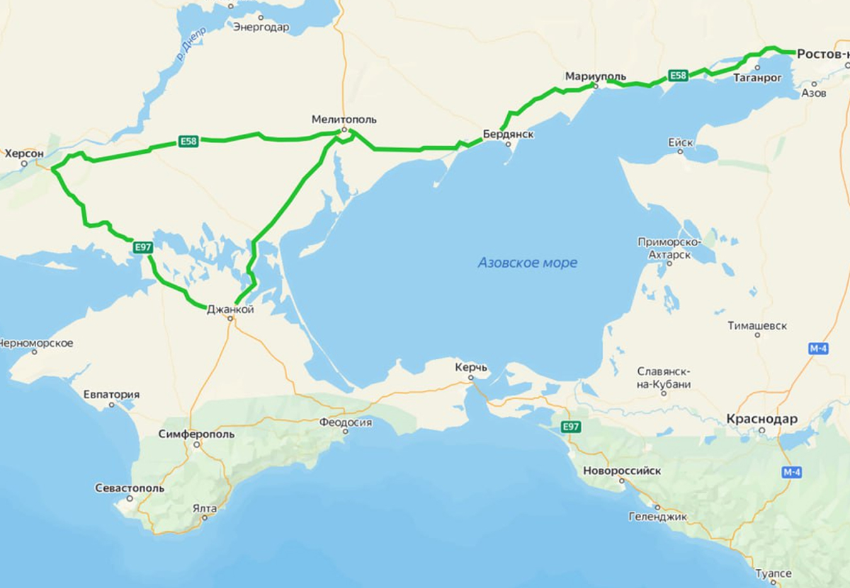 москва крым керчь