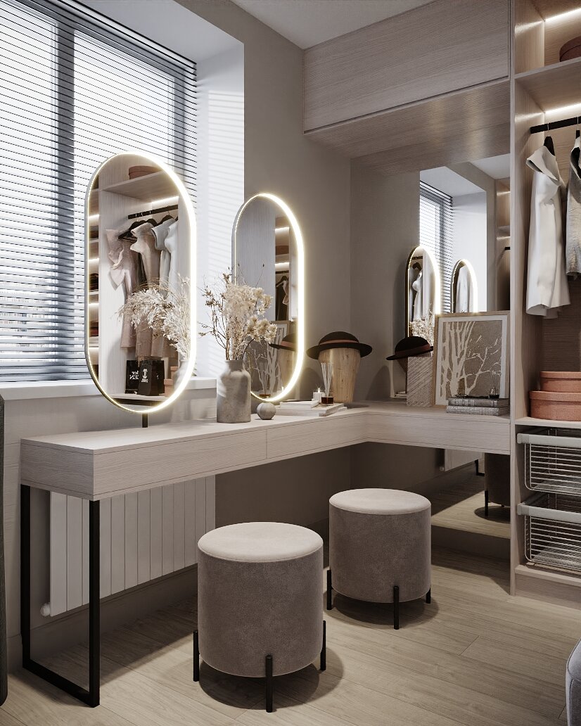 мэйк ап столик у окна