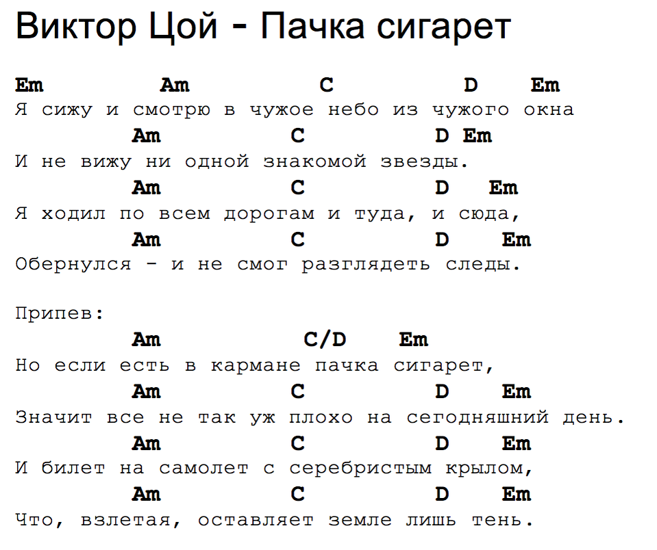 Спасибо аккорды. Лёгкий Аккорд для гитары 6 струнной гитары. Виктор Цой пачка сигарет аккорды и слова. Песня на 3 аккордах на гитаре для начинающих. Мелодии на гитаре для начинающих аккорды.