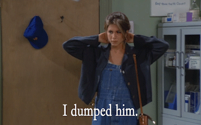 Я его бросила.