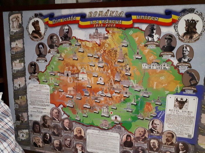  Карта с украинскими землями в составе "Великой Румынии", за которую СБУ возбудила уголовное дело 