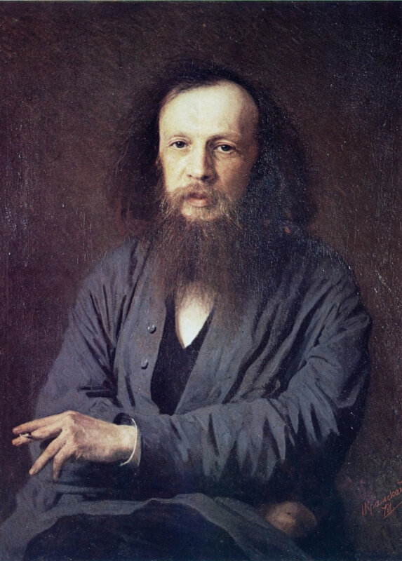 Портрет химика Дмитрия Ивановича Менделеева. Иван Николаевич Крамской, 1878