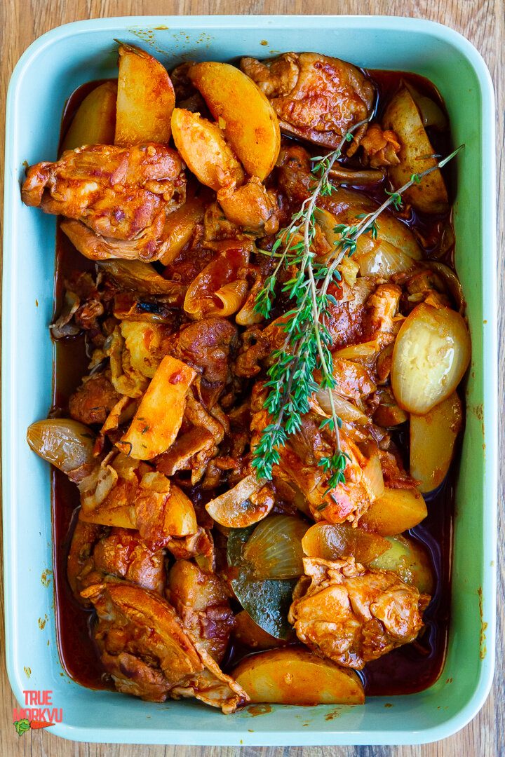 🍗 Цыпленок в вине по-провански 🥘