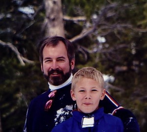 Рой Реймонд с сыном