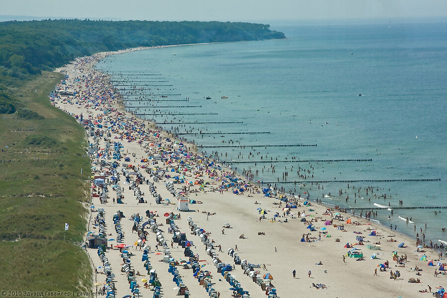 На пляже в германии