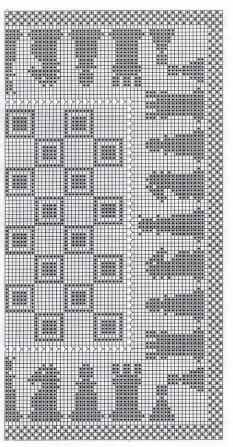 Шахматы вышивка крестом схемы бесплатно