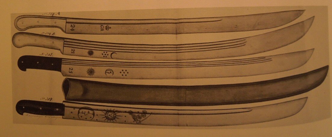 Мачете из немецкого каталога 1850 г.