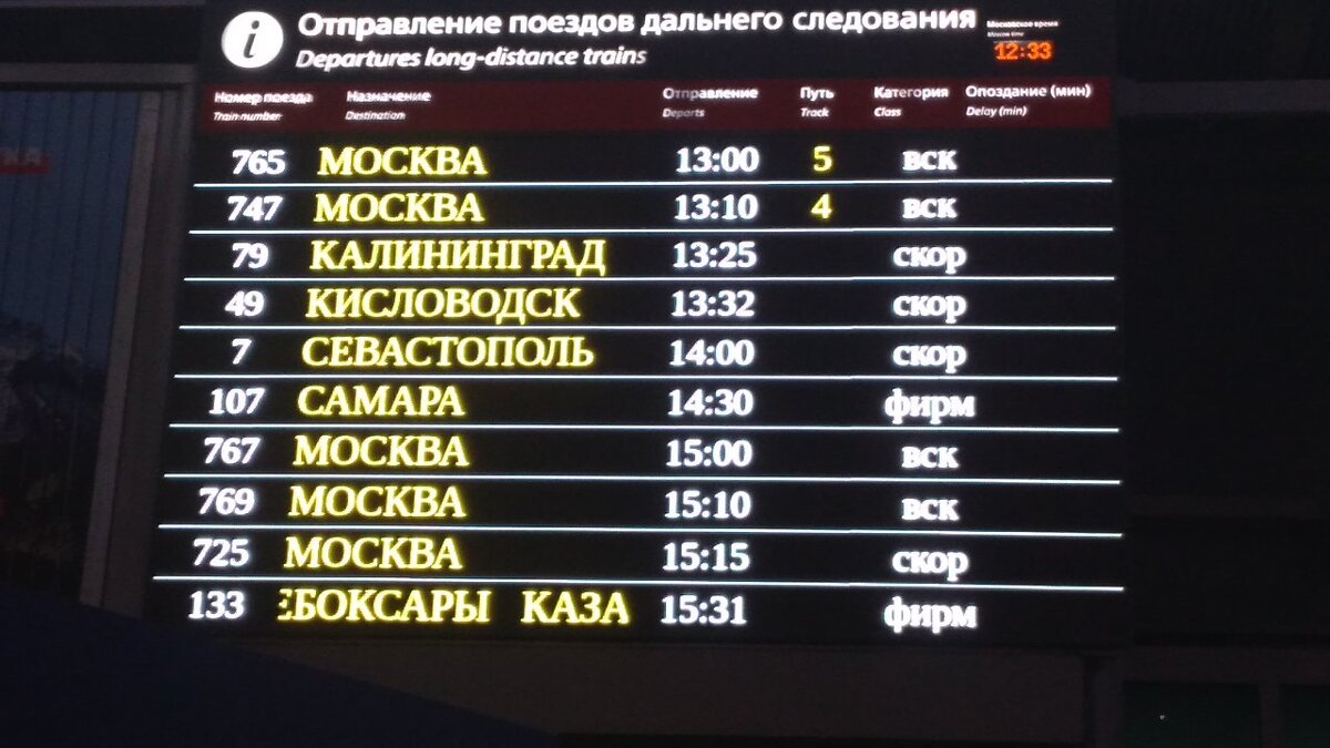 Расписание - табло поездов на ж/д вокзале в Санкт-Петербурге 23 декабря днем. Фото из открытого источника. 