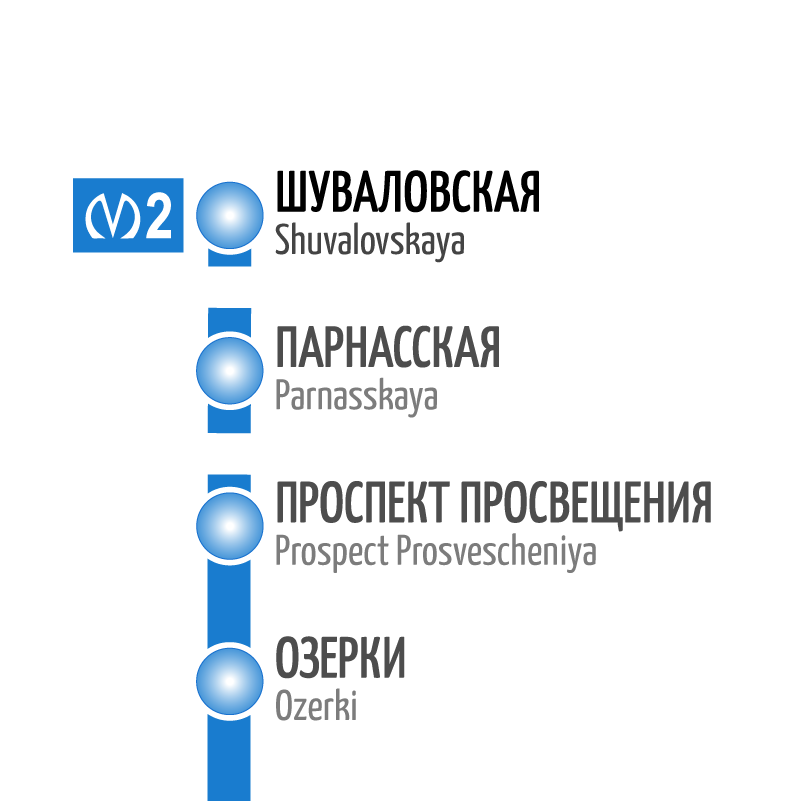 Московско петроградская линия схема