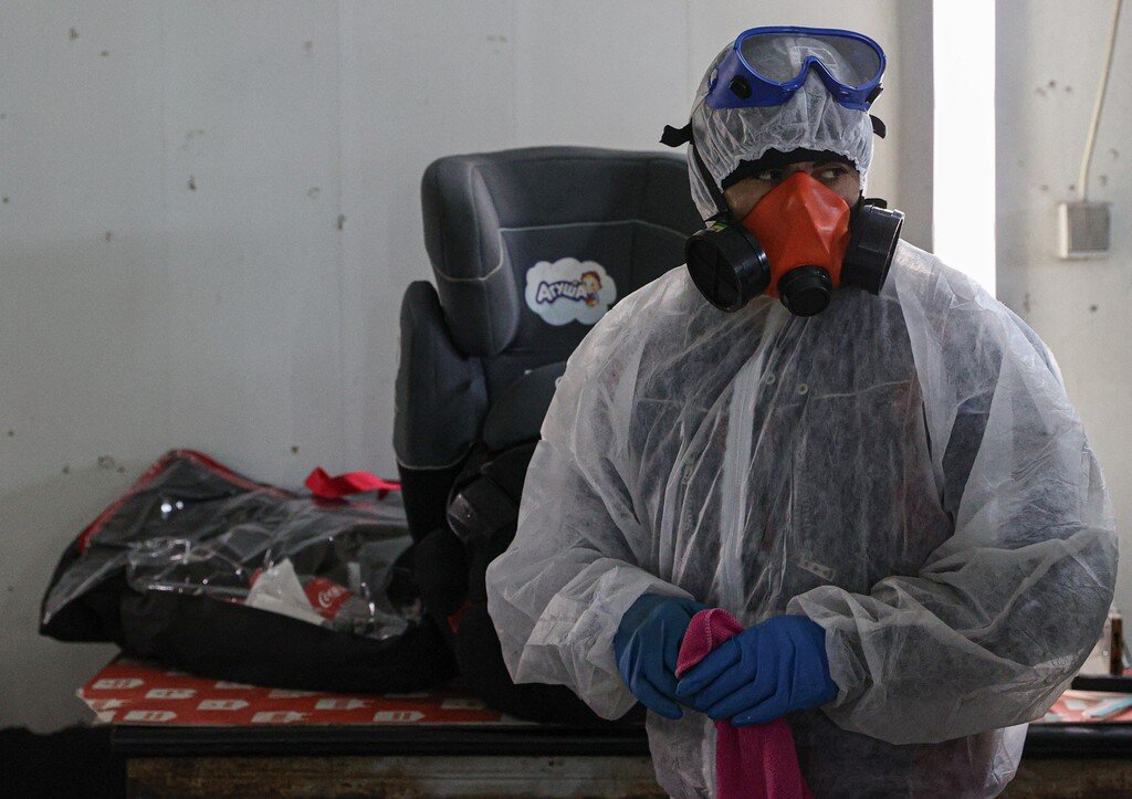 Таксист. Дезинфекция. Карантин.