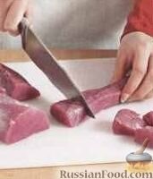 Пошаговый фото рецептСвиные шашлыки с овощами