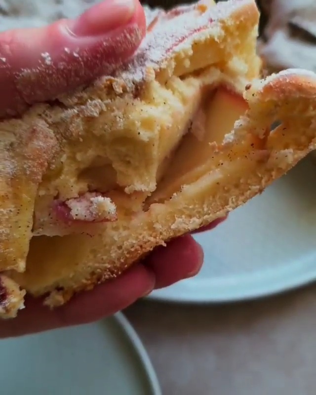 обязательно наслаждаемся кусочком пирога с чашечкой чая☕