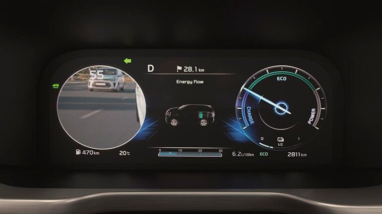 Цифровое зеркало от KIA (фото взято из публичного доступа)