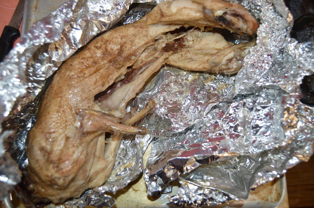 Это кроли запечённый в духовке